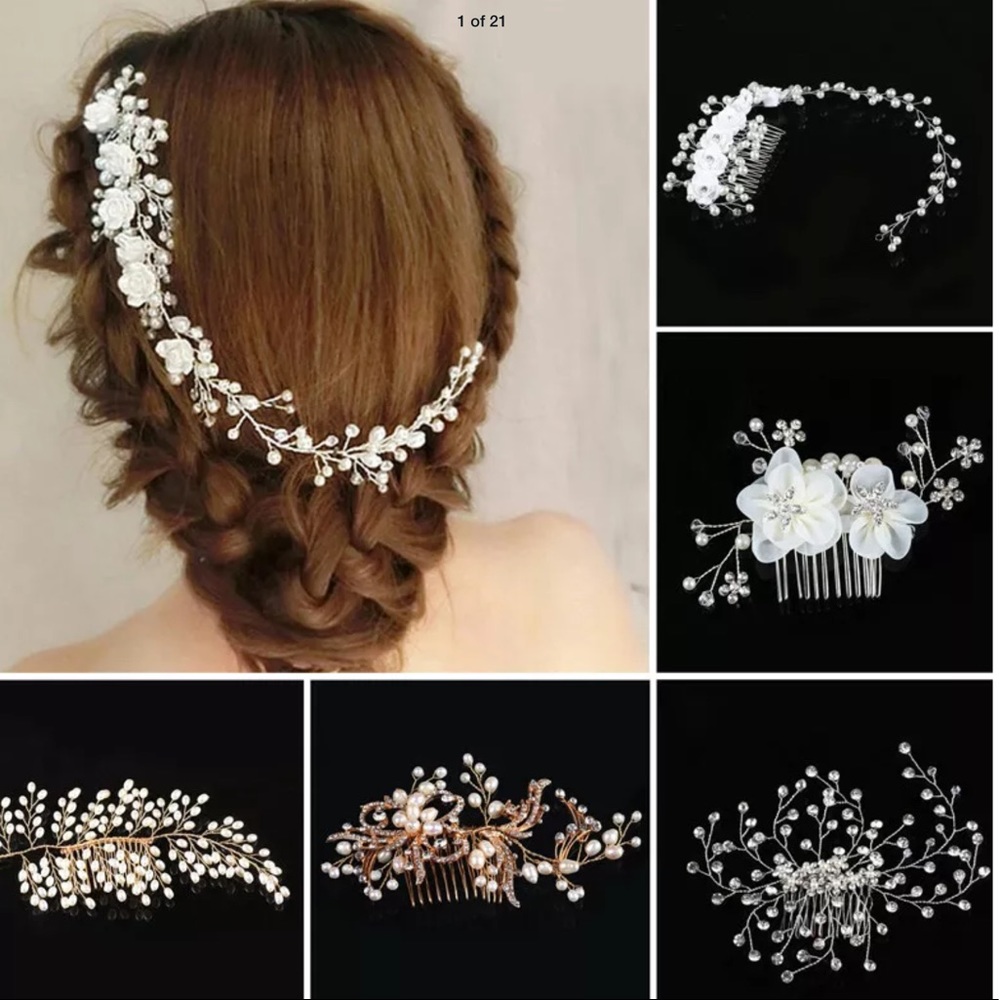 Wedding / Prom Hair Comb Accessory - Picture 4 of 10